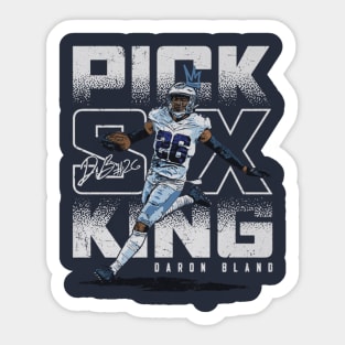 Daron Bland Dallas Pick Six King Sticker